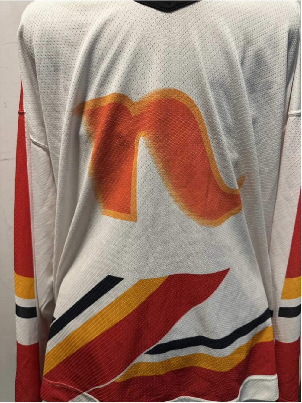 Vintage CCM NORMANDIN Racine 9 NHL Hockey Jersey Mens XXL White Airknit